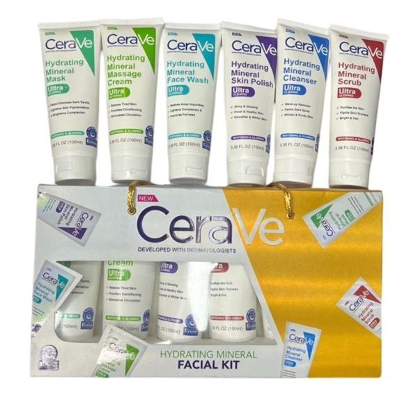ack Of 06 CeraVe Hydrating Mineral Facial Kit